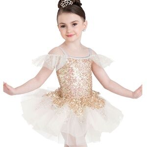 A Wish Come True “Humble and Kind” Short Tutu Dance Costume Size: Small Child